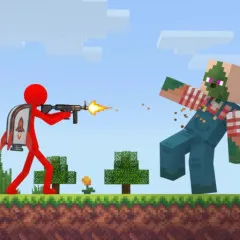 Red Stickman vs Craftmans 2