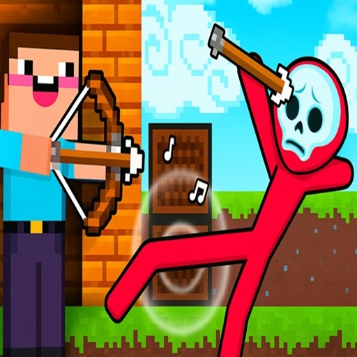 Play game Noob Archer vs Stickman Zombie