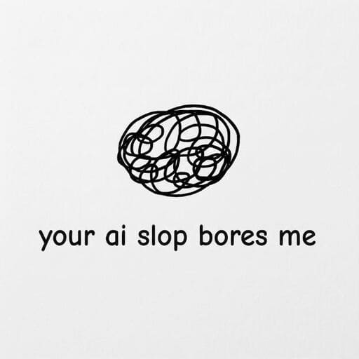 Play game Your AI Slop Bores Me